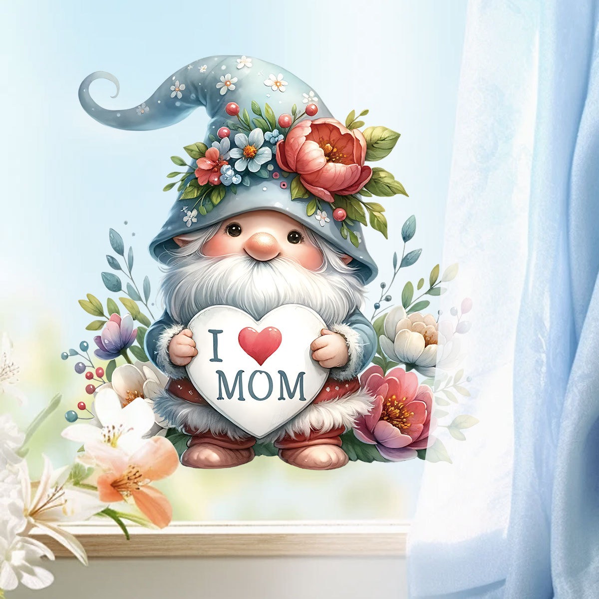 Art And Craft For Mother'S Day - 어머니의 날 벽 스티커 귀여운 그놈