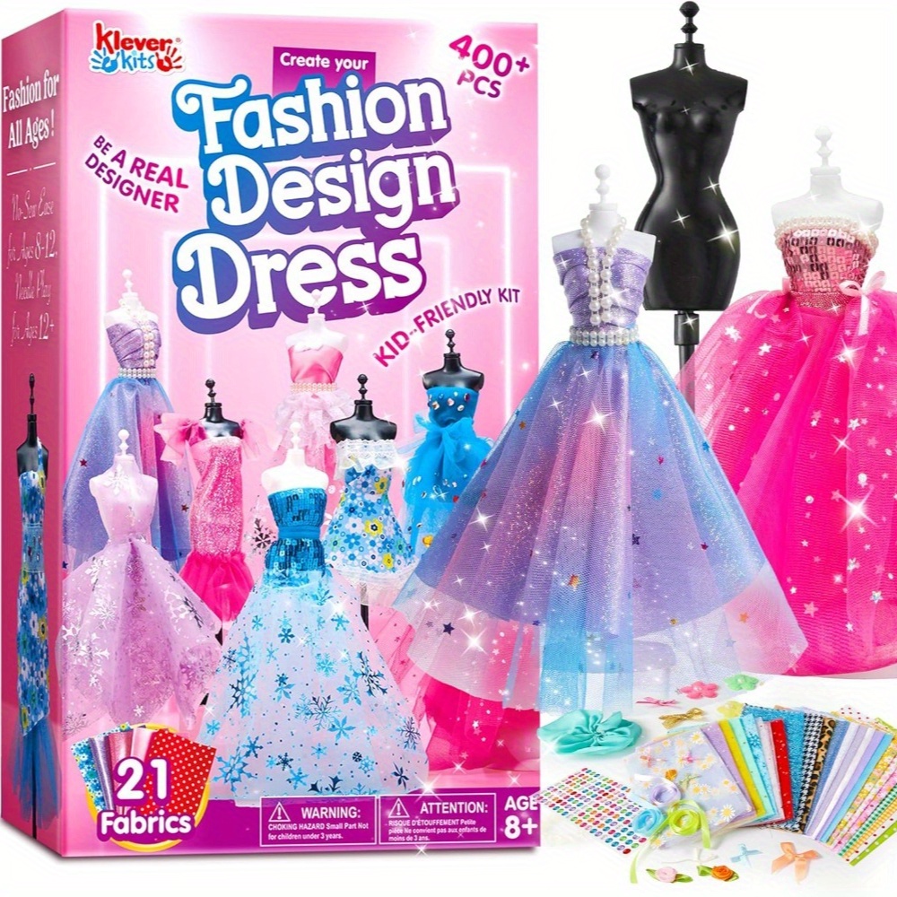 Art Craft Kits For Kids - 조이파이 400+피스 패션 디자인 공예 세트,
