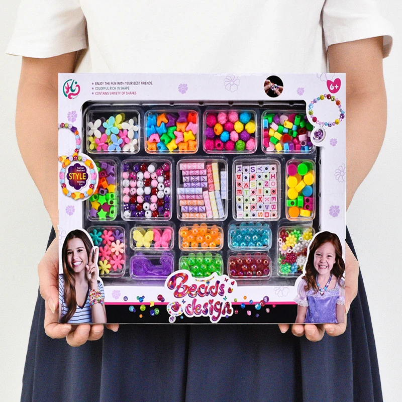 Art Craft Kits For Kids - 여자 DIY 구슬 세트 어린이를위한 보석