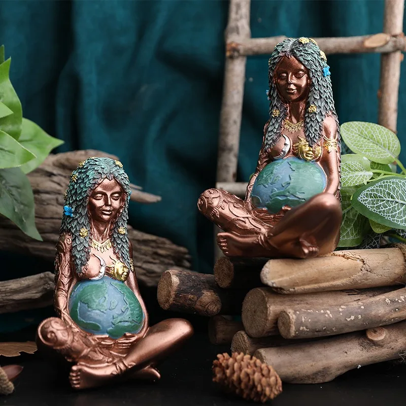 Art And Craft For Mother'S Day - 1PC 어머니의 날 지구 어머니 동상