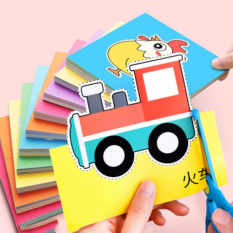 Art Craft Kits For Kids - 96개 재미있는 종이 자르기 세트, 종이