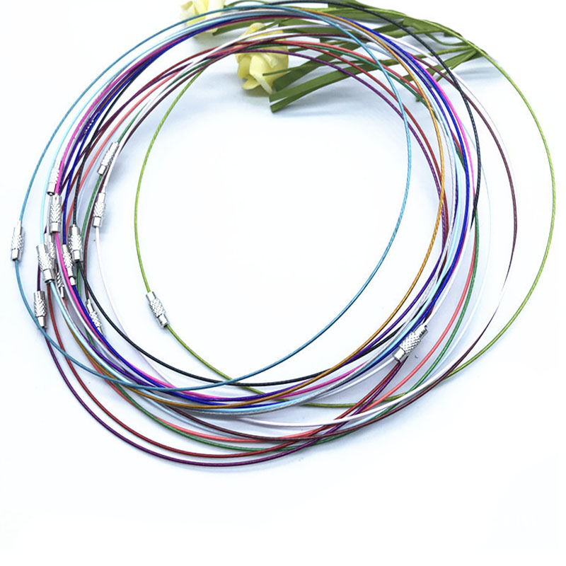 Art Craft Wire - 10 개/몫 1mm 스테인레스 스틸 초커