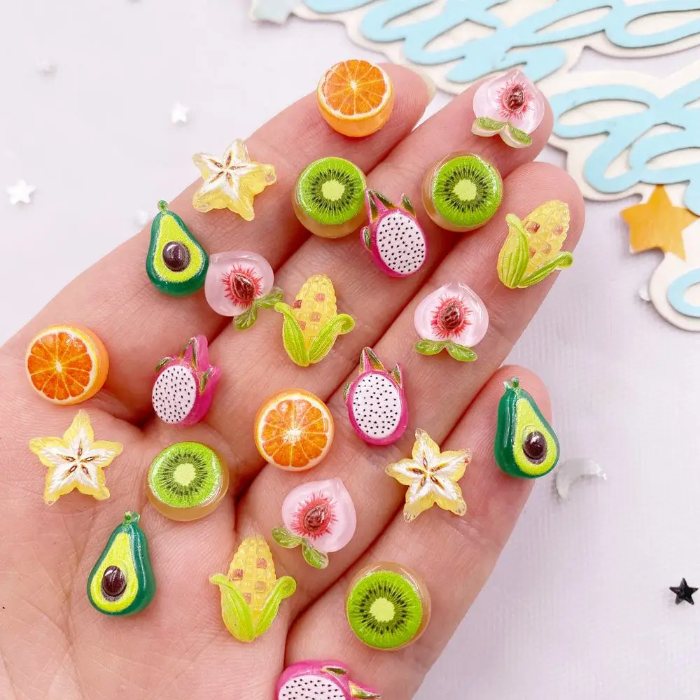 Art And Craft Vegetable - 송진 귀여운 미니 컬러풀 아보카도 키위