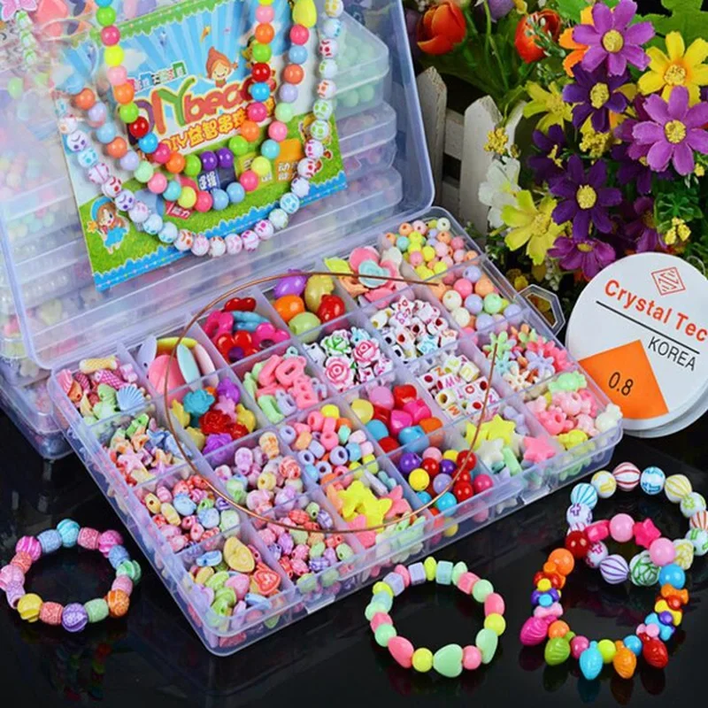 Art Craft Kits For Kids - 여아용 DIY 비즈 세트, 쥬얼리 제작