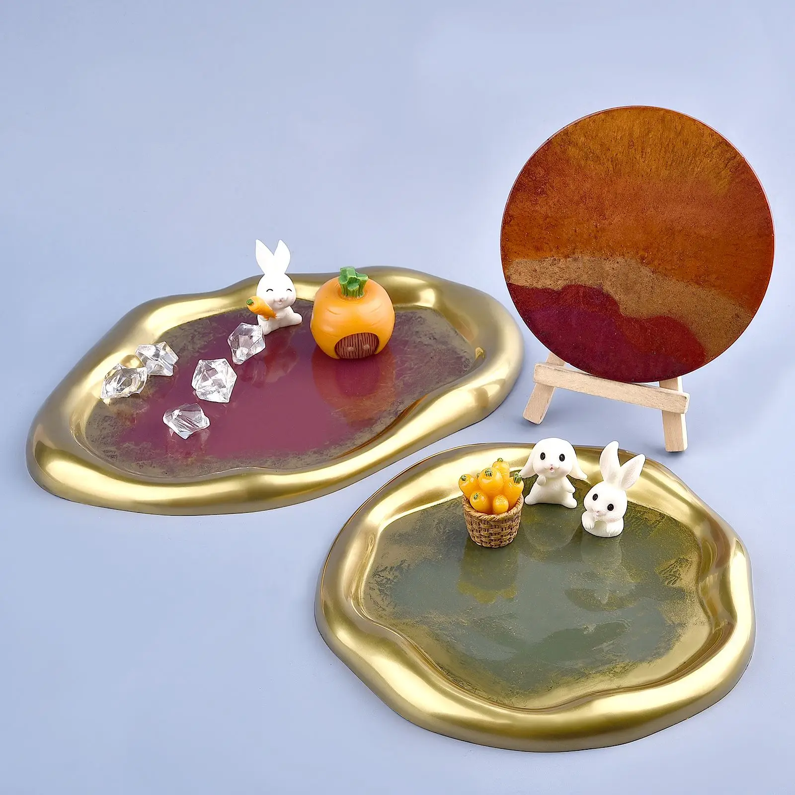 50g/병 메탈릭 글리터 파우더 금색 은색 색소 진주  - Resin Pigment Powder 리뷰 및 가격