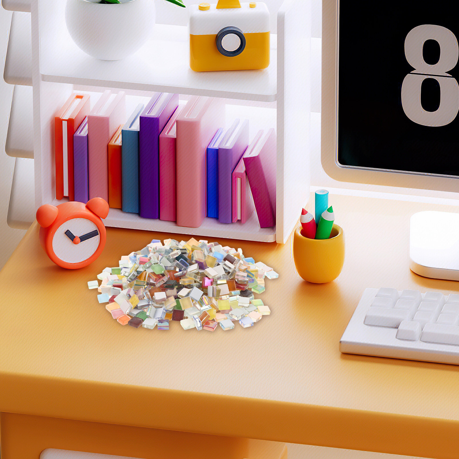 450개 모자이크 유리 타일 재료 키트, 어린이 공예품 - Art Craft Kits For Kids 리뷰 및 가격