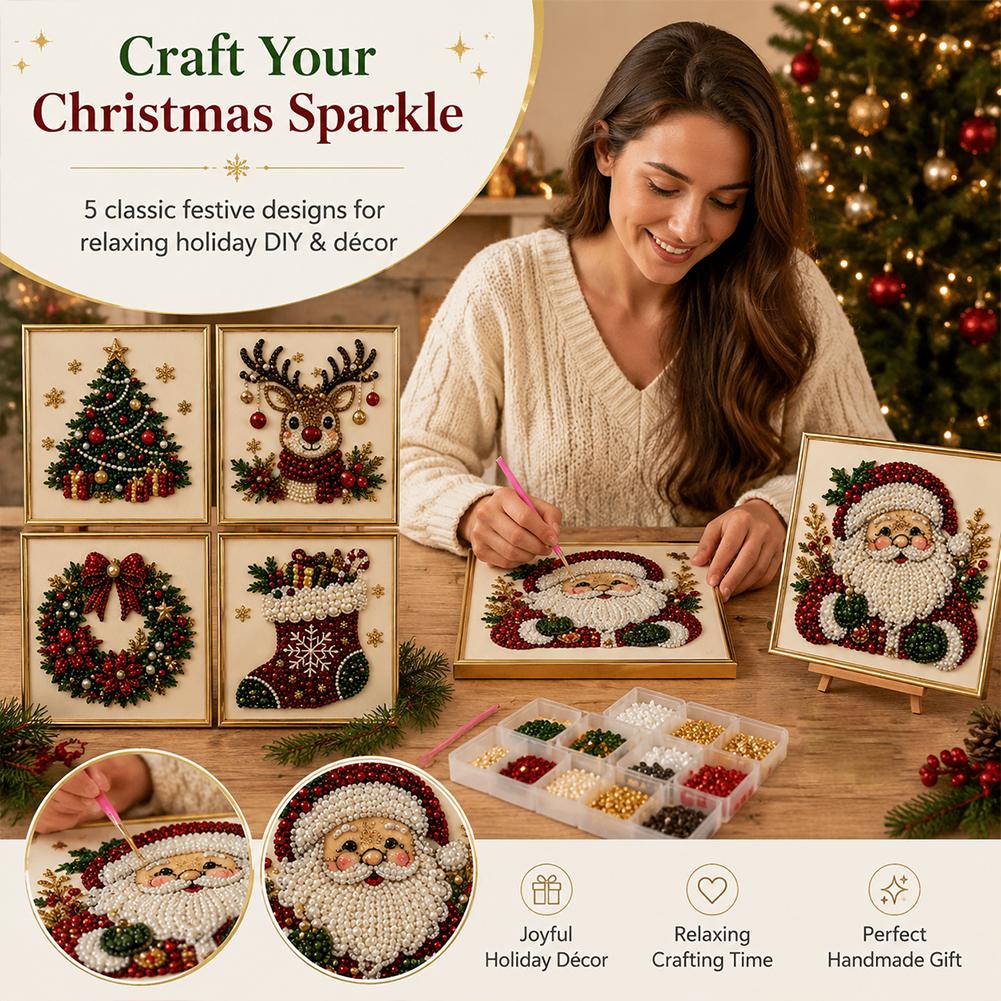 크리스마스 산타클로스 진주 아트 DIY 키트 액자형 비 - Art Craft Kits For Kids 리뷰 및 가격
