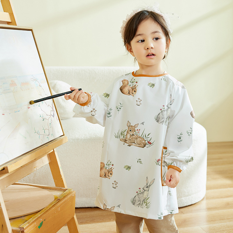 어린이 방수 미술 커버 셔츠 긴 소매 페인팅 앞치마 유 - Art Craft 4 Years Old 리뷰 및 가격