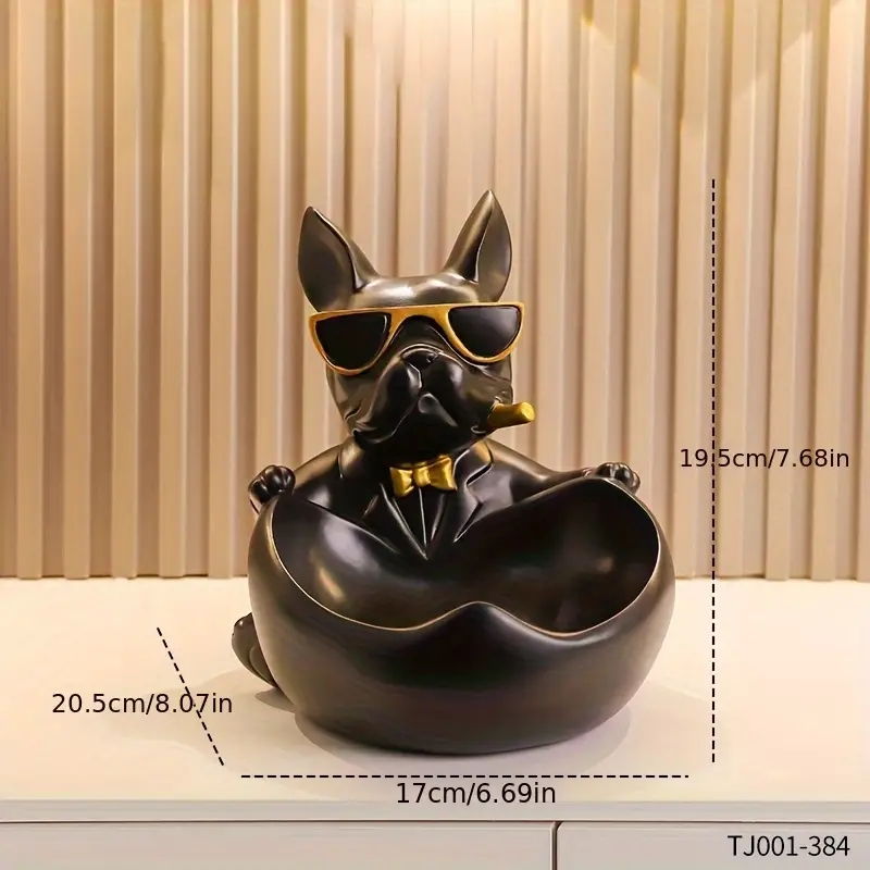 창의적인 선글라스를 쓴 멋진 개 조각상 불독 조각상 수 - Art And Craft Sunglasses 리뷰 및 가격