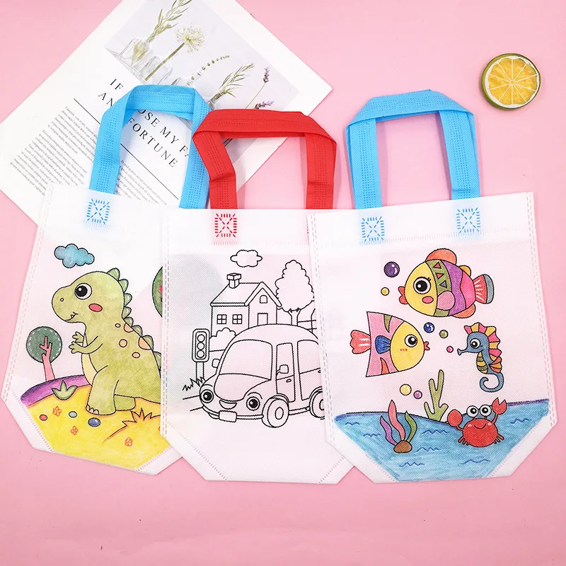 24pcs 귀여운 만화 색칠 가방 생일 파티를위한 재사 - Art Craft Event 리뷰 및 가격