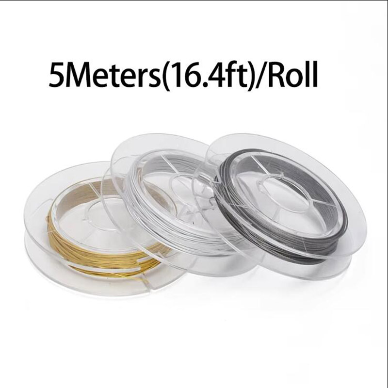 5M/롤 7 가닥 구슬 스트링 와이어 목걸이 팔찌 구슬 - Art Craft Wire 리뷰 및 가격