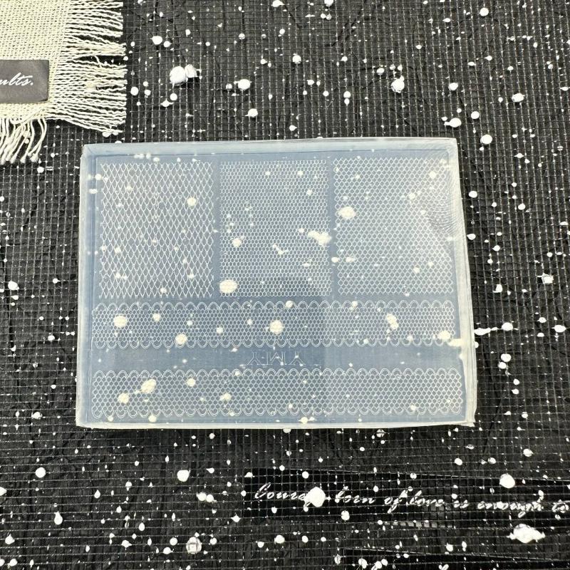 (.) 3D 실리콘 네일 몰드 DIY 릴리프 레이스 리 - Art Craft Template 리뷰 및 가격