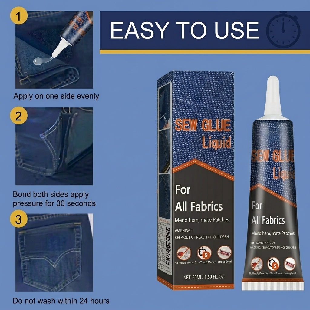 50ml 패브릭 바느질 접착제 빠른 건조 의류 수선 액 - Leather Tooling Kit 리뷰 및 가격