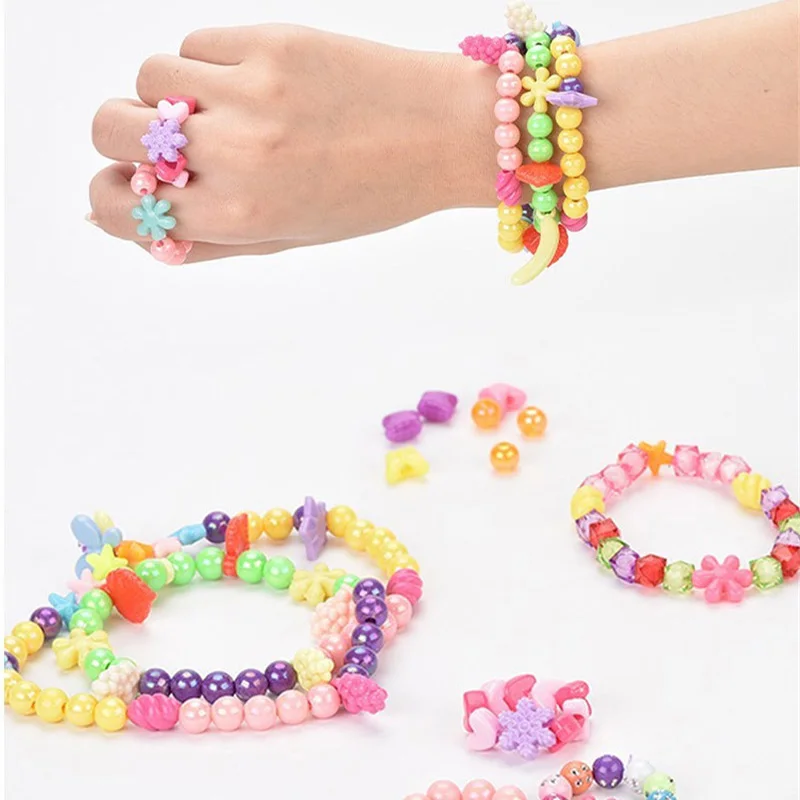 여자 DIY 구슬 세트 어린이를위한 보석 만들기 키트  - Art Craft Kits For Kids 리뷰 및 가격