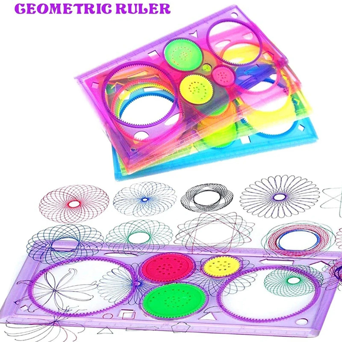 기하학 Spirograph 드로잉 스텐실 세트 그림 템 - Art Craft 4 Years Old 리뷰 및 가격