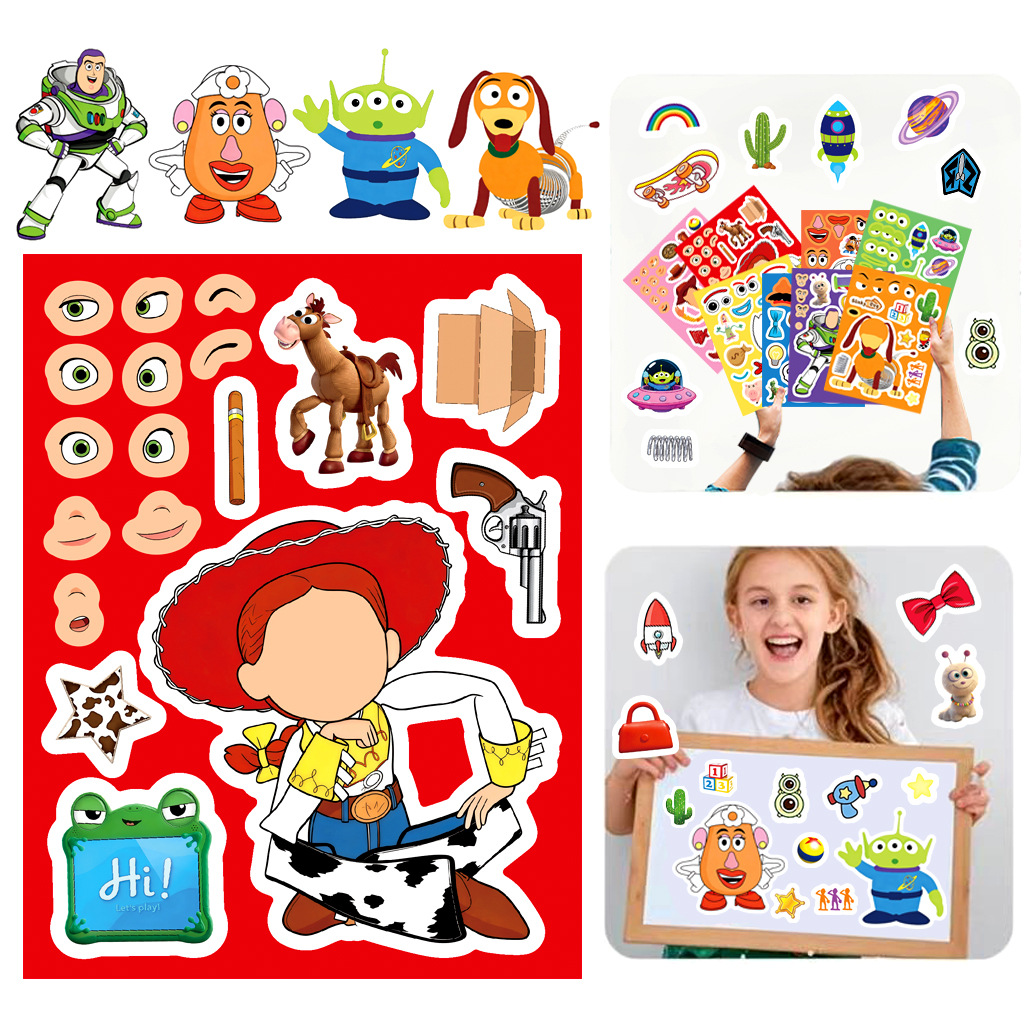토이 스토리 5 메이크 어 페이스 스티커 카톤 우디 버 - Art Craft Activity 리뷰 및 가격