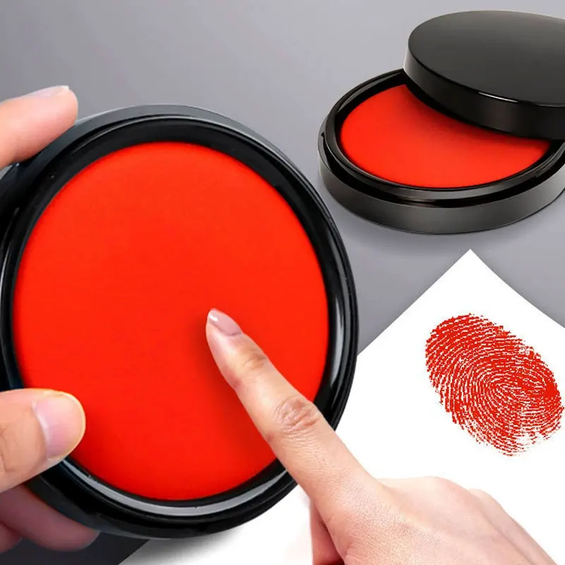 지문 복제 및 사무용품에 적합한 2개의 빨간색 잉크 패 - Stamping Ink Pad 리뷰 및 가격