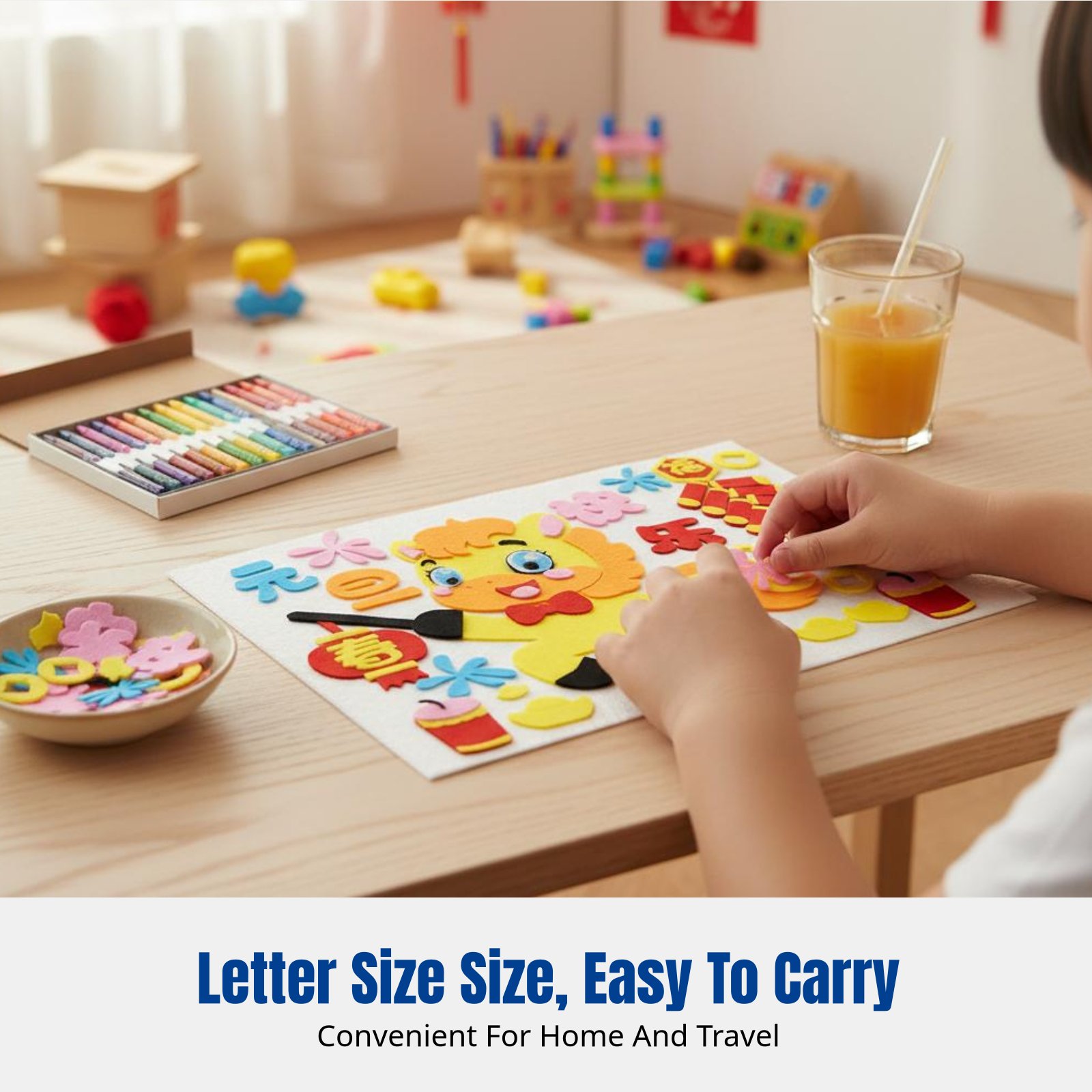 2026년 새해 DIY 패브릭 아트 스티커, 창의적인  - Art Craft Kits For Kids 리뷰 및 가격