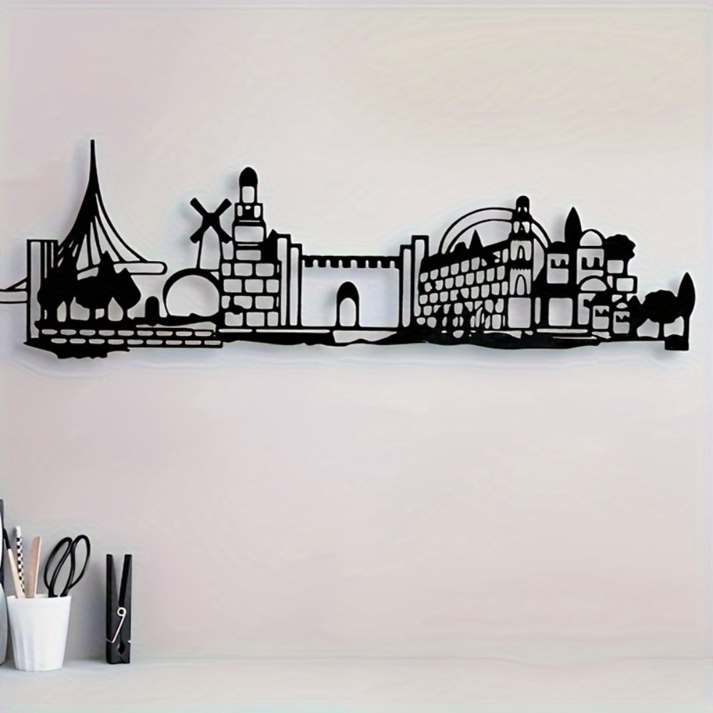 CIFBUY 금속 벽 장식 예술품, 예루살렘 스카이라인 - Art & Craft Clipart 리뷰 및 가격