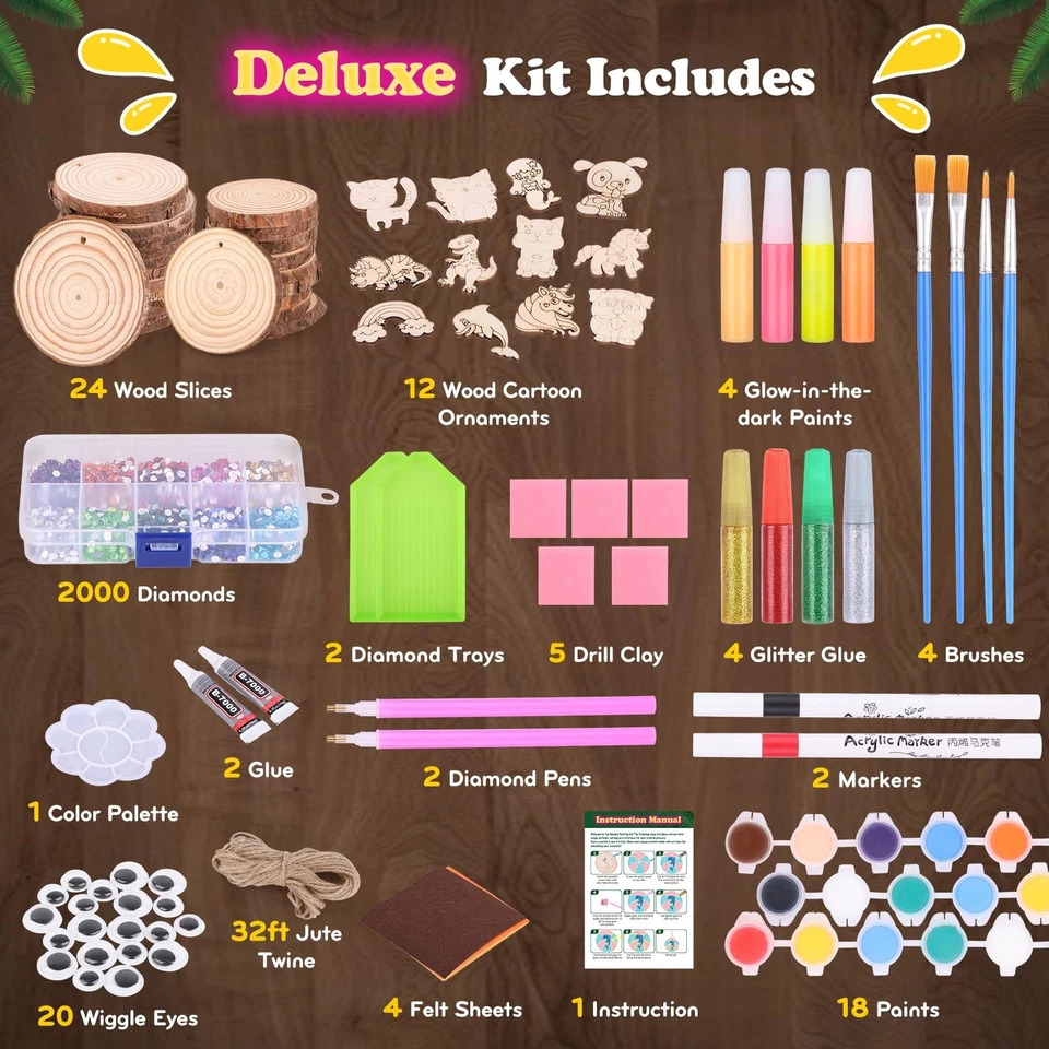 어둠 속에서 빛나는 나무 그림 그리기 키트, DIY 미 - Art Craft Kits For Kids 리뷰 및 가격