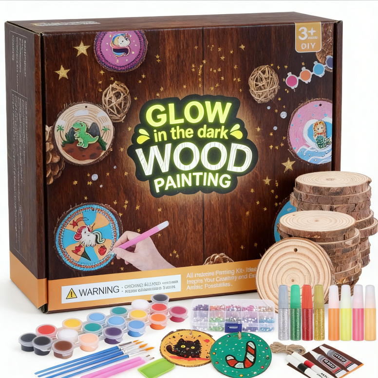 어둠 속에서 빛나는 나무 그림 그리기 키트, DIY 미 - Art Craft Kits For Kids 리뷰 및 가격