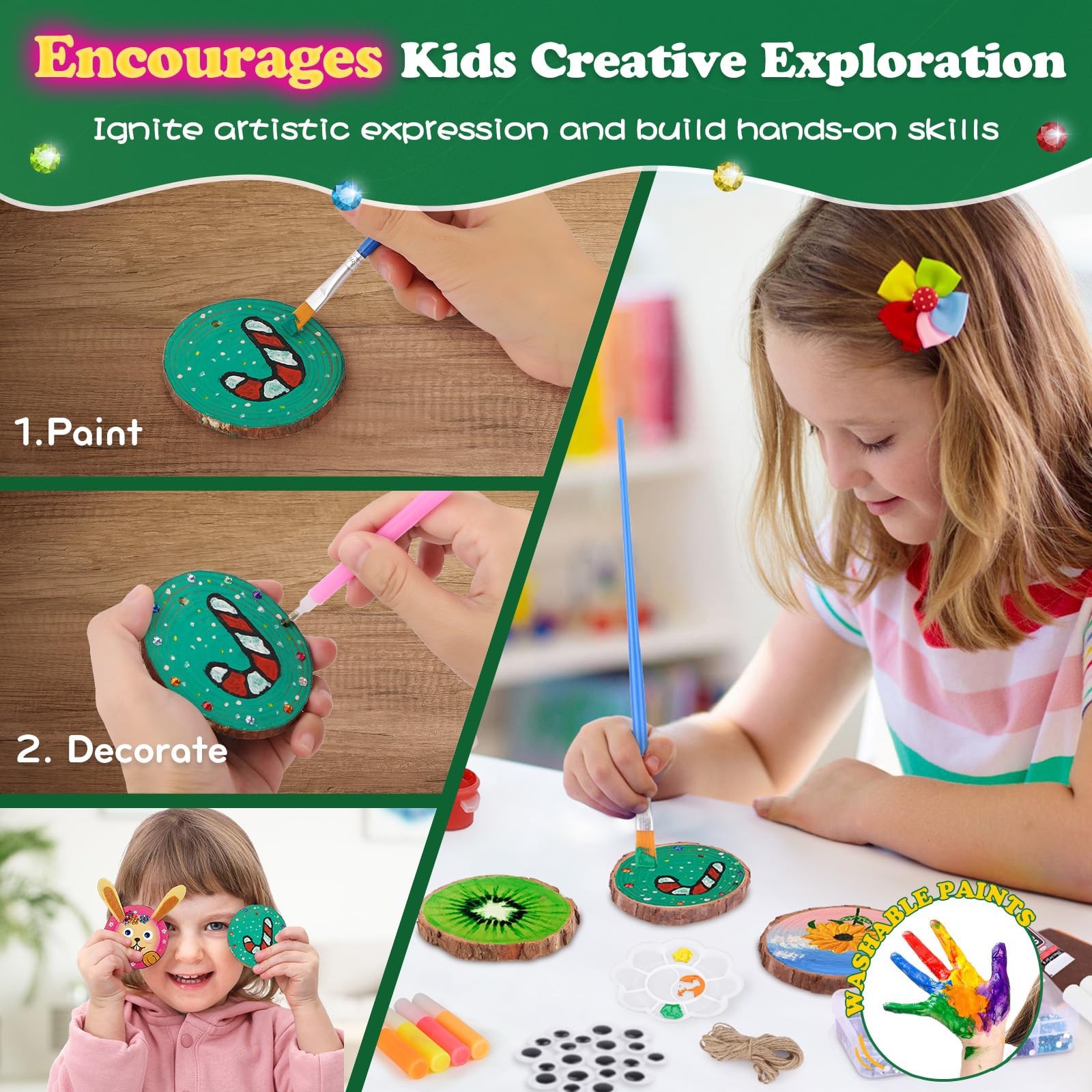 어둠 속에서 빛나는 나무 그림 그리기 키트, DIY 미 - Art Craft Kits For Kids 리뷰 및 가격