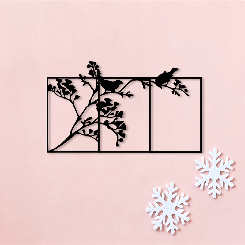 CIFBUY 금속 벽 장식 새 가지 장식 자연 스타일  - Art Craft Zoo 리뷰 및 가격