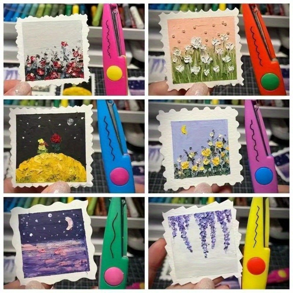 6개/세트 장식용 물결 모양 가위 - 종이 절단, DI - Art Craft 4 Years Old 리뷰 및 가격