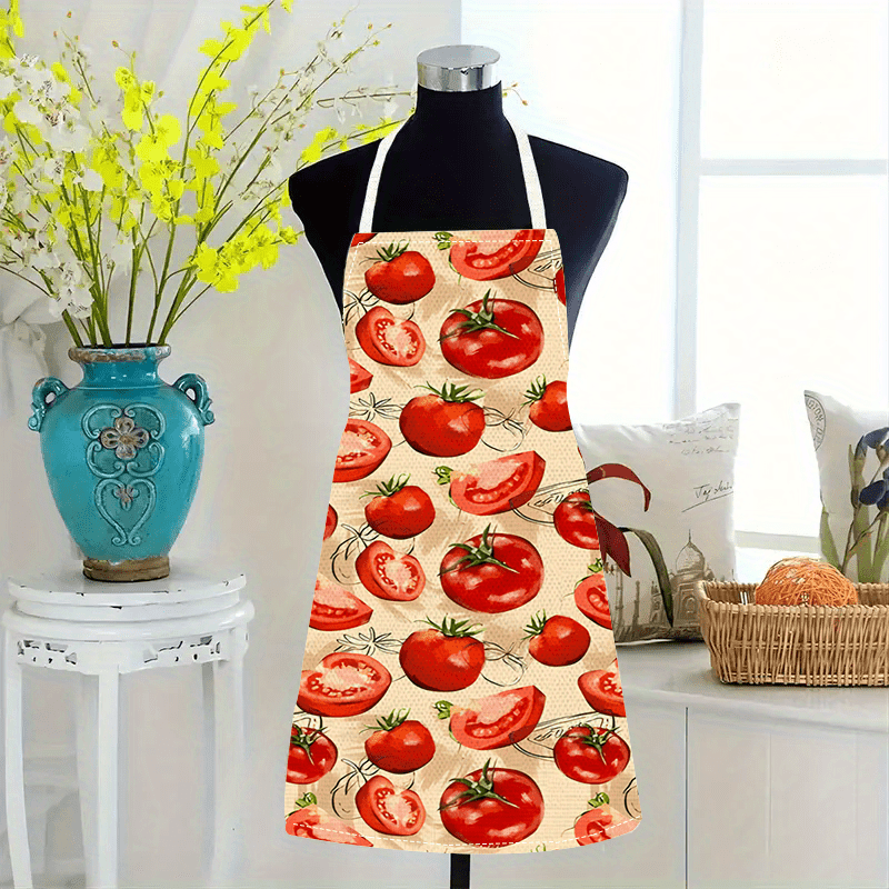토마토 앞치마 1개, 빨간색 야채 주방 요리 베이킹 페 - Art And Craft Vegetable 리뷰 및 가격