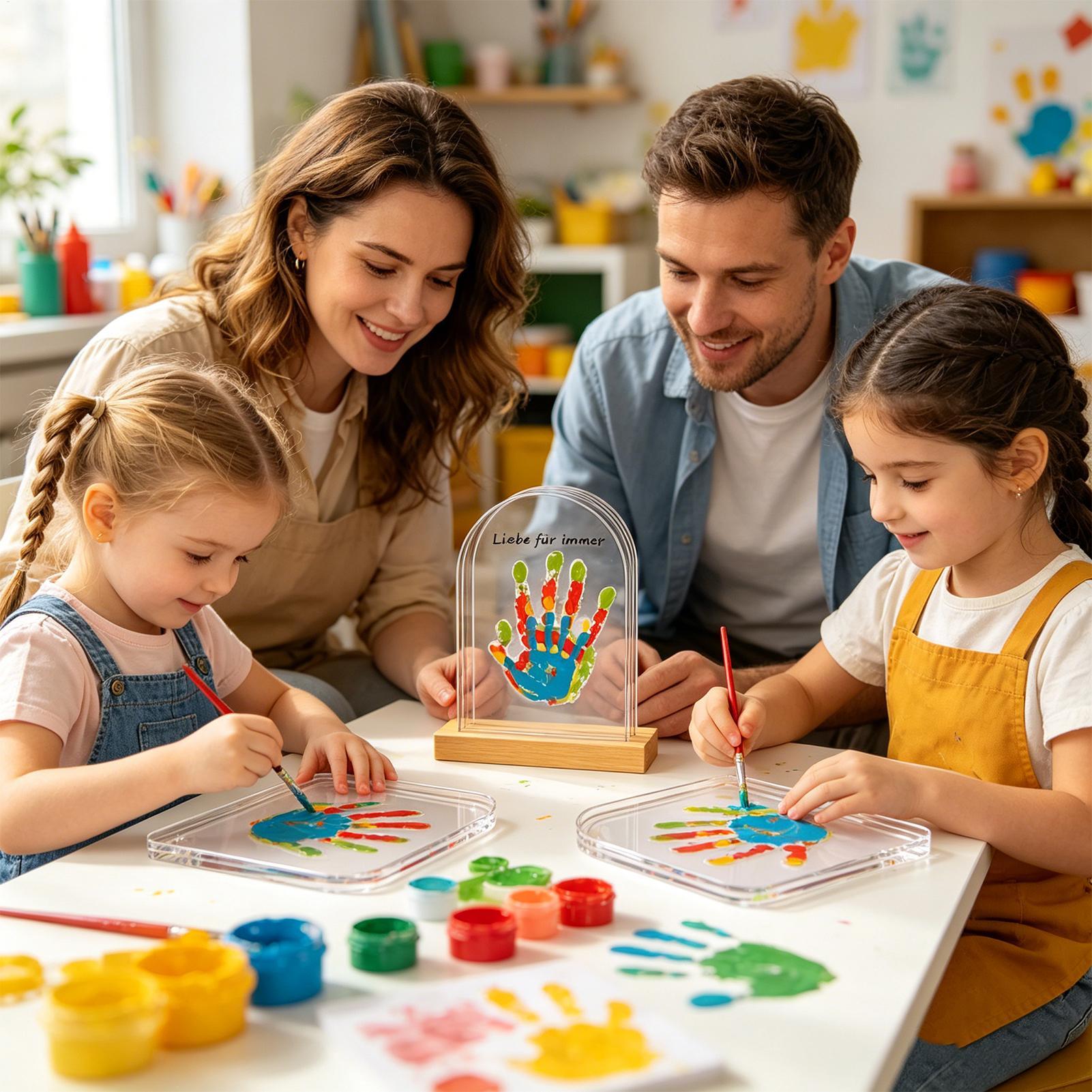 가족 손도장 키트 (조명 포함) 아트 공예품, 나무 프 - Art Craft Kits For Kids 리뷰 및 가격
