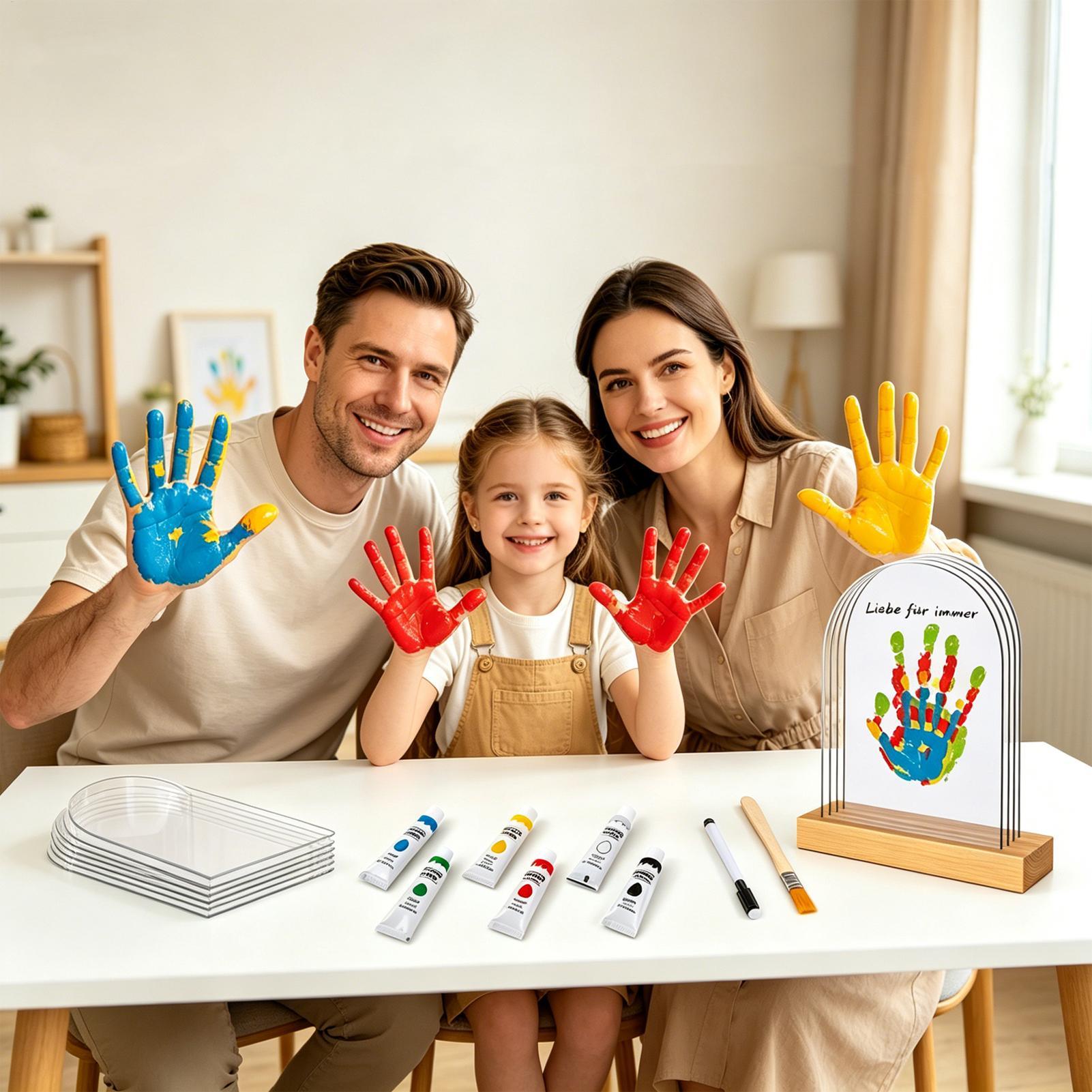 가족 손도장 키트 (조명 포함) 아트 공예품, 나무 프 - Art Craft Kits For Kids 리뷰 및 가격