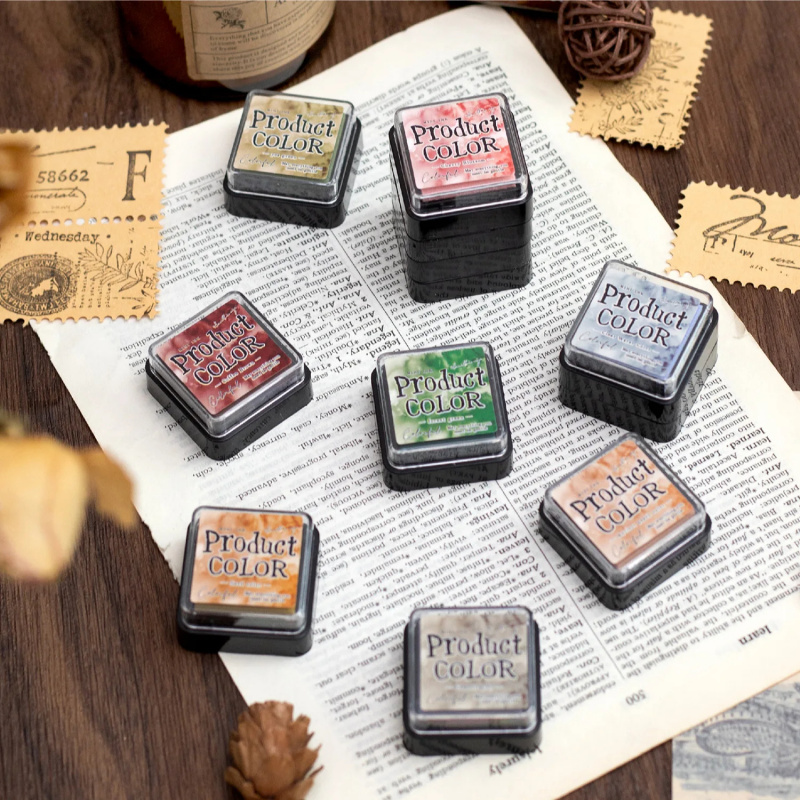 다채로운 잉크 패드 세트 - 스탬핑, DIY 저널 및  - Stamping Ink Pad 리뷰 및 가격