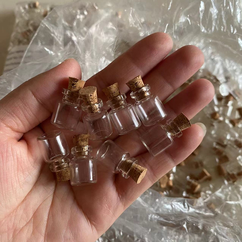 400pcs 1ml 13x18mm 작은 미니 투명 유리 - Art Craft Zoo 리뷰 및 가격