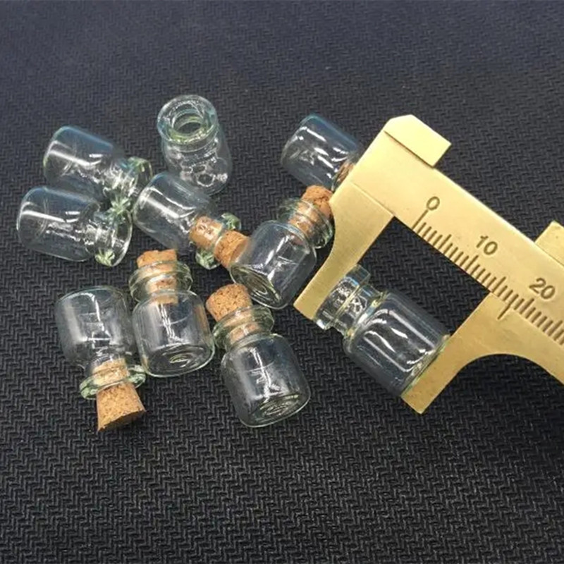 400pcs 1ml 13x18mm 작은 미니 투명 유리 - Art Craft Zoo 리뷰 및 가격