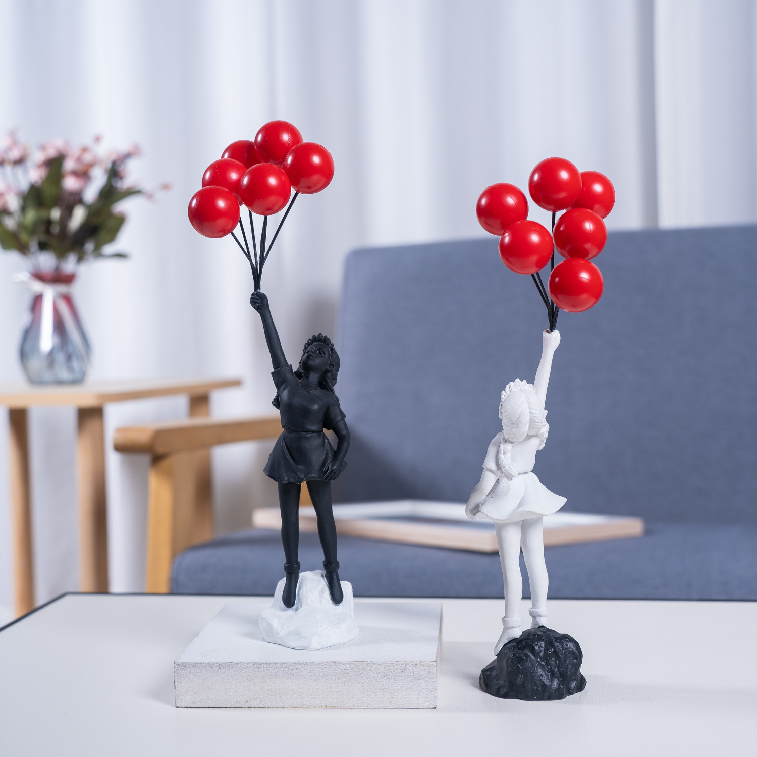 뱅크시 조각상 예술 공예품 추모 간호사 피규어 풍선 소 - Art And Craft For Mother'S Day 리뷰 및 가격