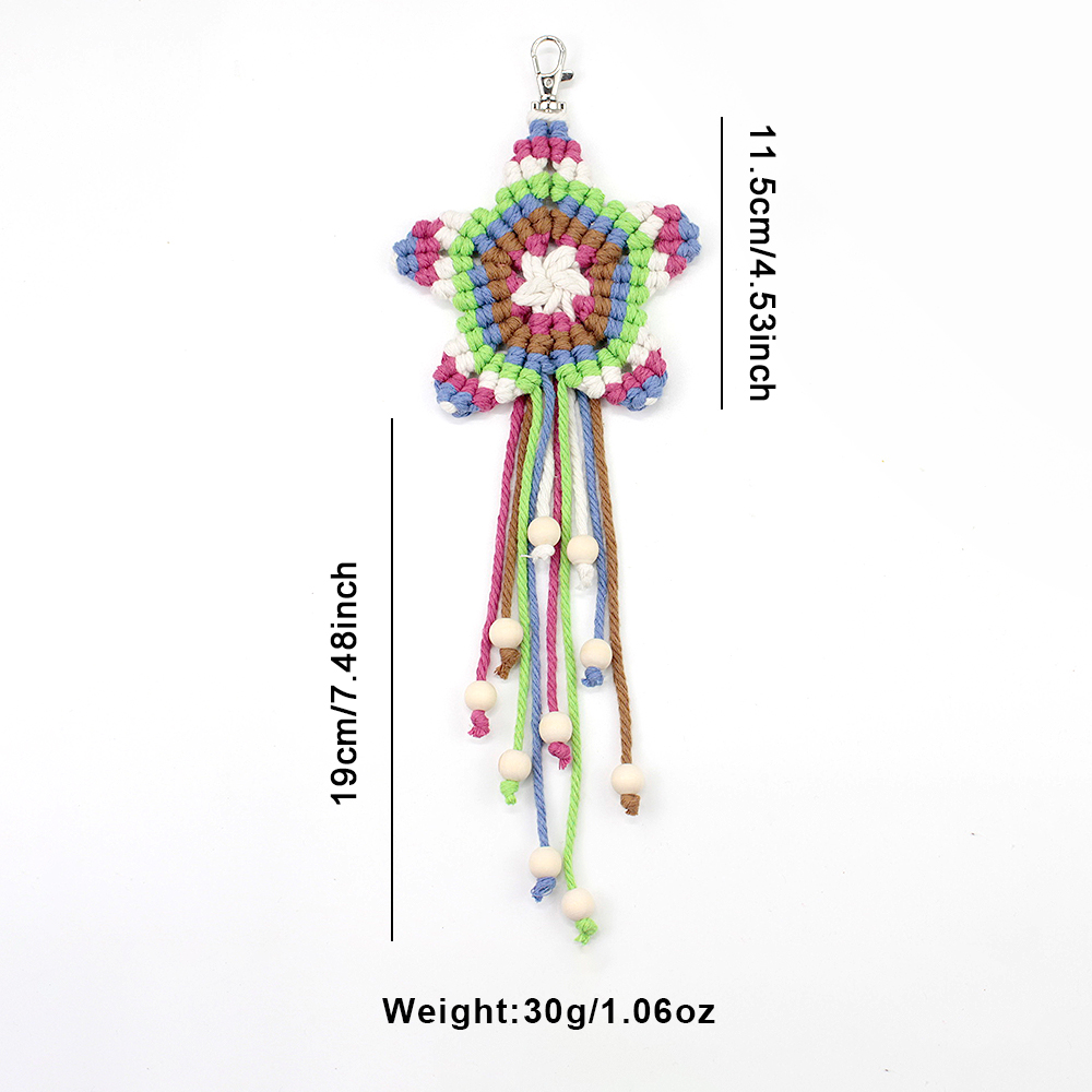 보헤미안 펜타그램 태슬 펜던트 마크라메 DIY 키트 - - Art Craft Activity 리뷰 및 가격
