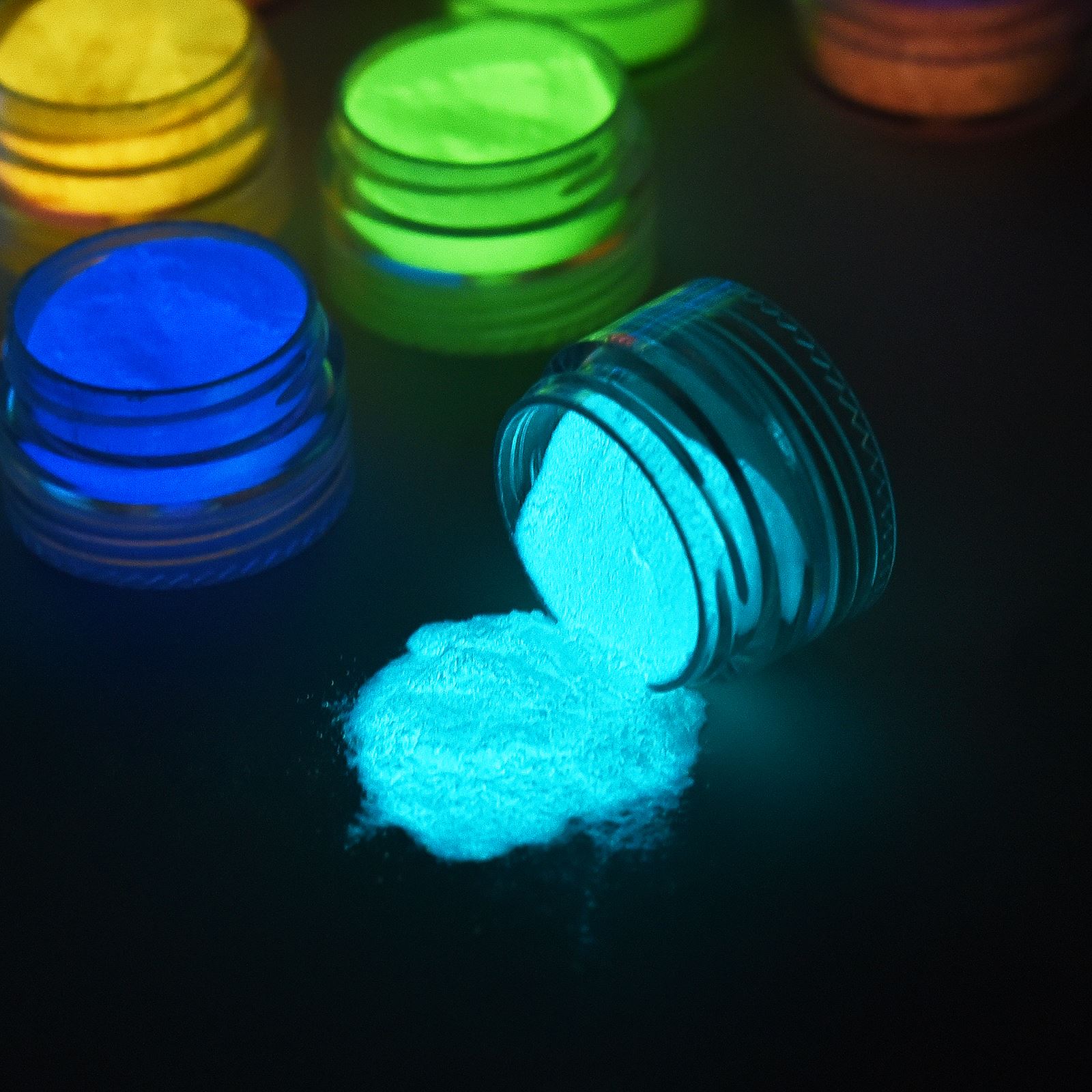 6가지 색상/세트 야광 파우더 레진 안료 어둠 속에서  - Resin Pigment Powder 리뷰 및 가격