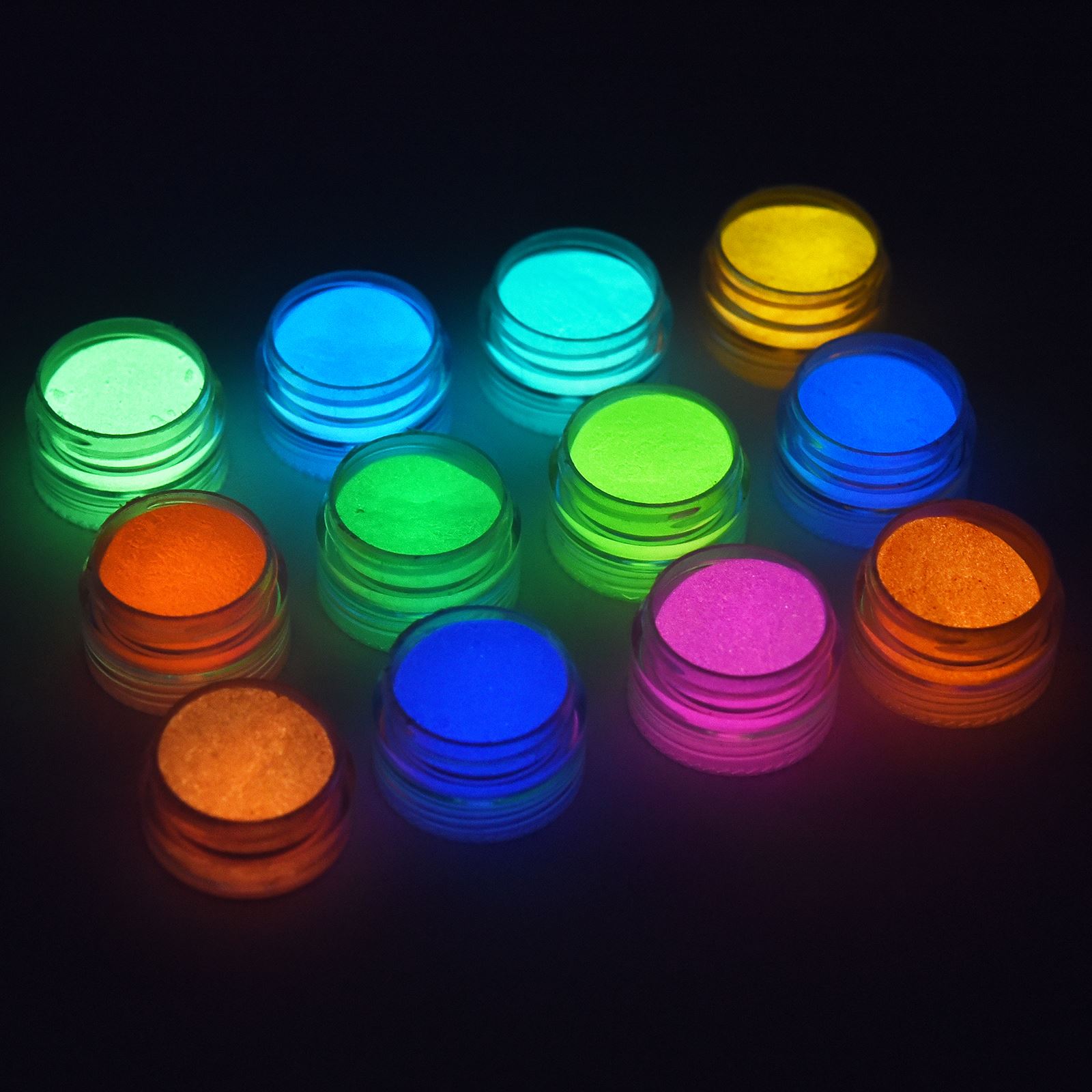 6가지 색상/세트 야광 파우더 레진 안료 어둠 속에서  - Resin Pigment Powder 리뷰 및 가격