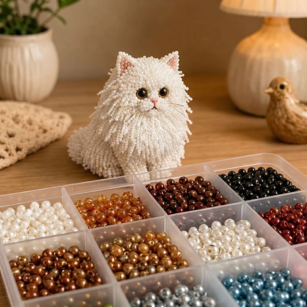 수제 DIY 동물 비즈 자수 키트, 다채로운 미니 비즈 - Art Craft Kits For Kids 리뷰 및 가격