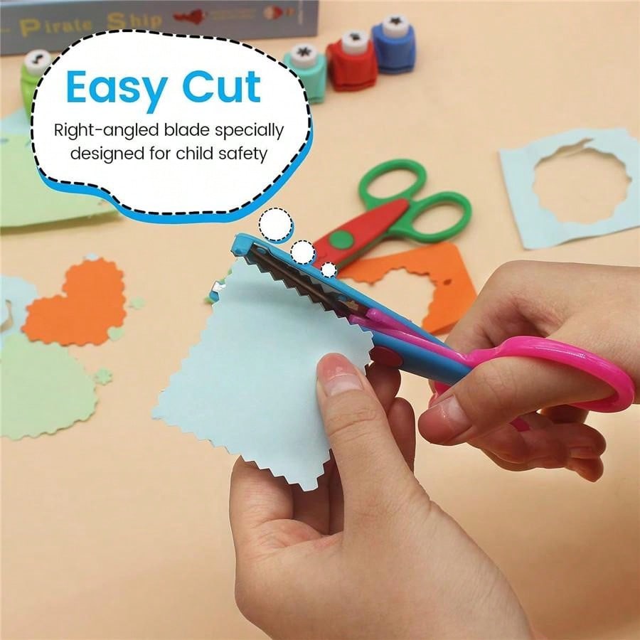 어린이 안전 가위 세트 6종 다양한 모양 스테인리스 스 - Art Craft 4 Years Old 리뷰 및 가격