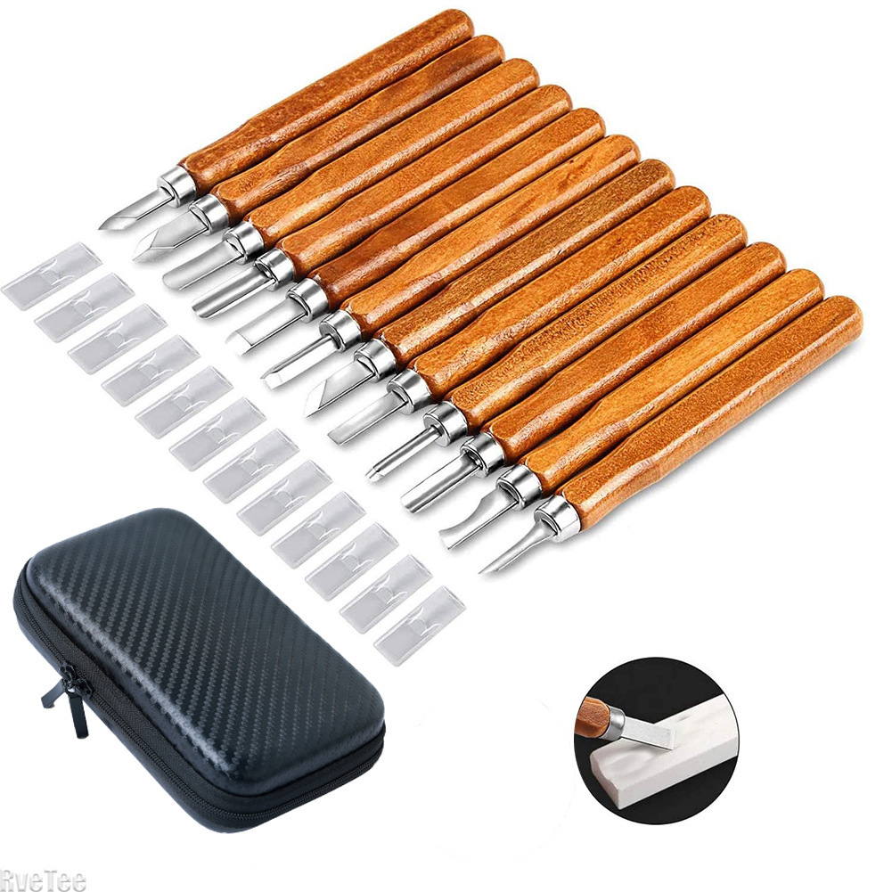 12Pcs SK2 목공 조각 도구 세트 가방 포함 HR - Craft Art Set 리뷰 및 가격
