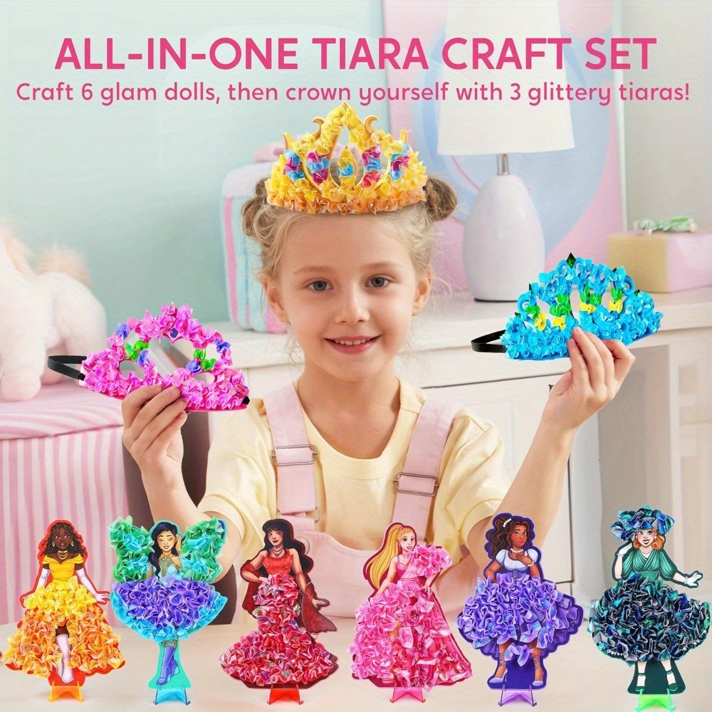 4-8세 어린이를 위한 재미있는 공예품, 공주 드레스업 - Art Craft Kits For Kids 리뷰 및 가격