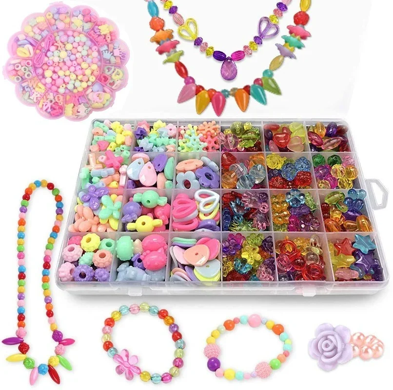 여아용 DIY 비즈 세트, 쥬얼리 제작 키트, 진주 비 - Art Craft Kits For Kids 리뷰 및 가격